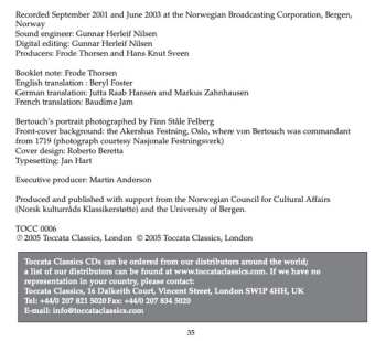 CD Bergen Barokk: Trio Sonatas And Pieces From The Music-Book Of Jacob Mestmacher