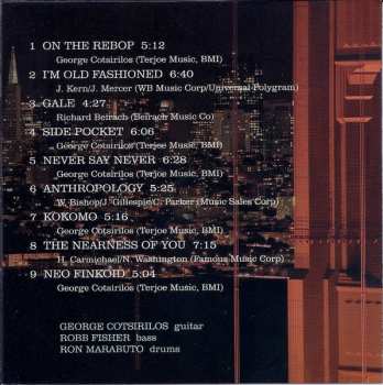 CD George Cotsirilos Trio: On The Rebop