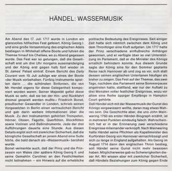 CD Georg Friedrich Händel: Water Music