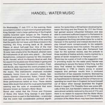 CD Georg Friedrich Händel: Water Music
