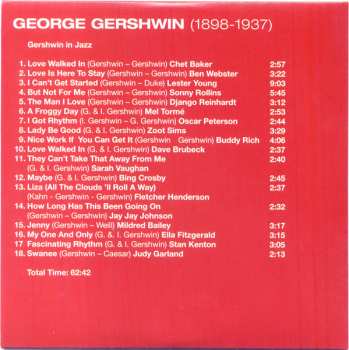 10CD/Zestaw pudełkowy George Gershwin: 1898-1937