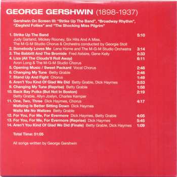10CD/Zestaw pudełkowy George Gershwin: 1898-1937