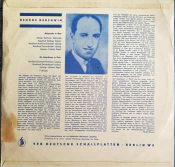LP George Gershwin: Rhapsodie In Blue / Ein Amerikaner In Paris