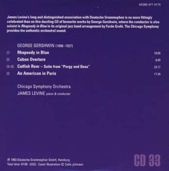CD The Chicago Symphony Orchestra: Rhapsody In Blue • An American In Paris / "Porgy And Bess" Suite (Catfish Row) / Cuban Overture