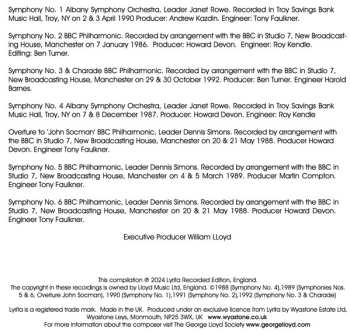 4CD BBC Philharmonic: The Symphonies: Nos. 1-6