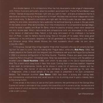 CD George Mraz Quartet: George Mraz Quartet (Jazz At Prague Castle 2012)