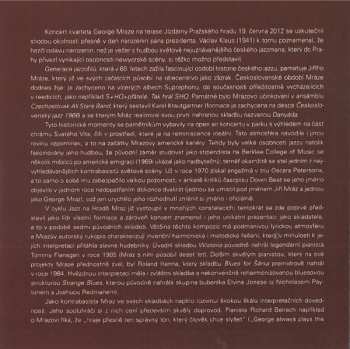 CD George Mraz Quartet: George Mraz Quartet (Jazz At Prague Castle 2012)