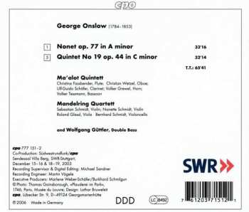 CD George Onslow: Nonet Op. 77 • Quintett Op. 44