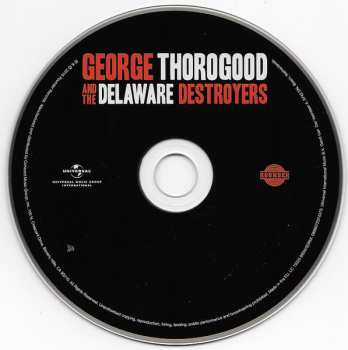 CD George Thorogood & The Destroyers: George Thorogood And The Delaware Destroyers