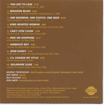 CD George Thorogood & The Destroyers: George Thorogood And The Destroyers