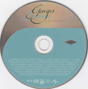 3CD/Zestaw pudełkowy Georges Brassens: Anthologie