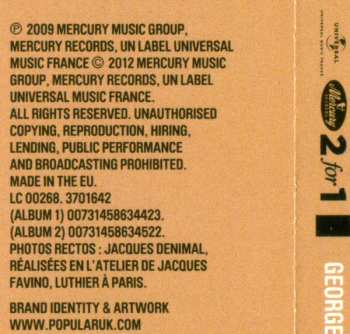 2CD Georges Brassens: La Mauvaise Réputation + Les Amoureux Des Bancs Publics