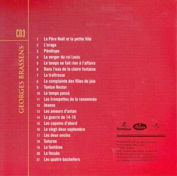 5CD/Zestaw pudełkowy Georges Brassens: L'Album De Sa Vie LTD