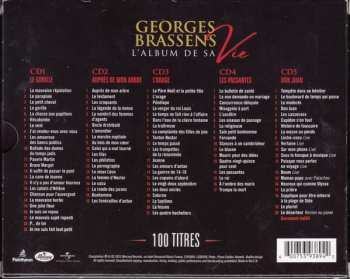 5CD/Zestaw pudełkowy Georges Brassens: L'Album De Sa Vie LTD