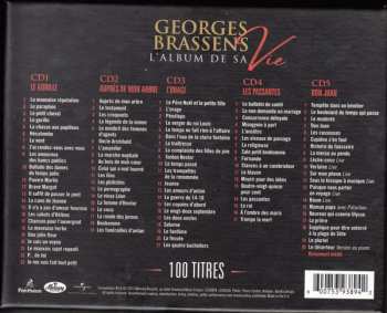 5CD/Zestaw pudełkowy Georges Brassens: L'Album De Sa Vie LTD