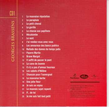 5CD/Zestaw pudełkowy Georges Brassens: L'Album De Sa Vie LTD