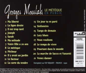 CD Georges Moustaki: Le Métèque (En Public)