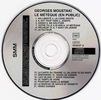 CD Georges Moustaki: Le Métèque (En Public)