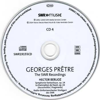 8CD/Zestaw pudełkowy Georges Prêtre: The SWR Recordings