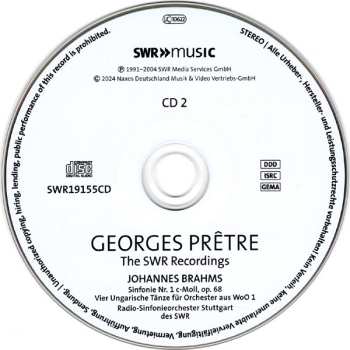 8CD/Zestaw pudełkowy Georges Prêtre: The SWR Recordings