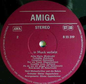 LP Gerd Michaelis-Chor: ...In Musik Verliebt