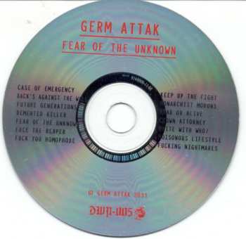 CD Germ Attak: Fear Of The Unknown