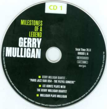 10CD Gerry Mulligan: Milestones Of A Legend