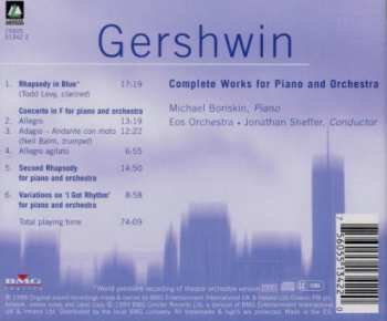 CD George Gershwin: Complete Works For Piano And Orchestra