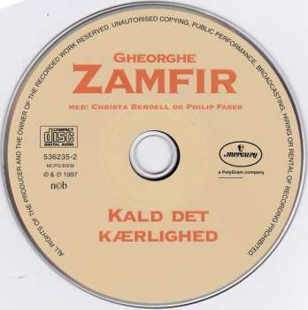 CD Gheorghe Zamfir: Kald Det Kærlighed