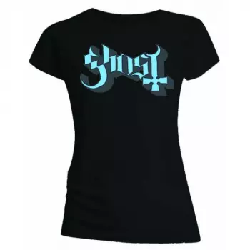 Damskie Koszulka Blue/grey Keyline Logo Ghost 