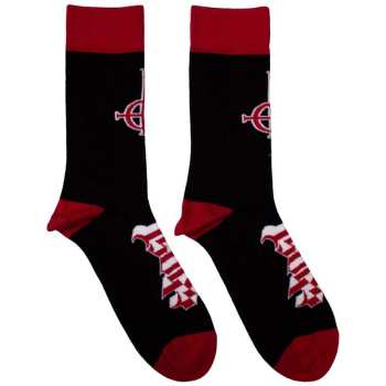 Merch Ghost: Ghost Unisex Ankle Socks: Symbol (black) (uk Size 4 - 7) 36 - 42