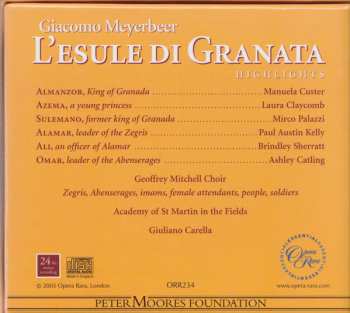 CD/Zestaw pudełkowy Giacomo Meyerbeer: L'esule Di Granata (Highlights)