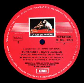 3LP/Zestaw pudełkowy Giacomo Puccini: Turandot