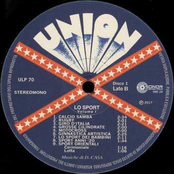 2LP Daniela Casa: Lo Sport LTD
