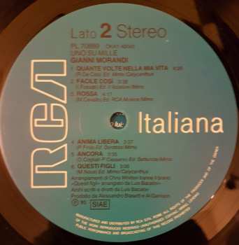 LP Gianni Morandi: Uno Su Mille