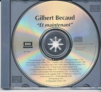 CD Gilbert Bécaud: Et Maintenant