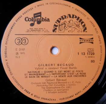 LP Gilbert Bécaud: Gilbert Bécaud