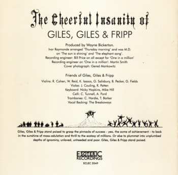 CD Giles, Giles And Fripp: The Cheerful Insanity Of Giles, Giles & Fripp