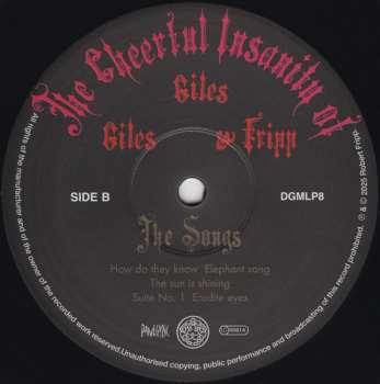 LP Giles, Giles And Fripp: The Cheerful Insanity Of Giles, Giles And Fripp
