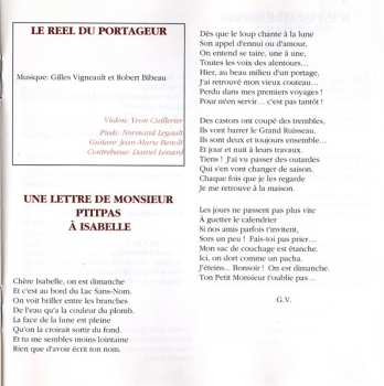 CD Gilles Vigneault: Le Chant Du Portageur