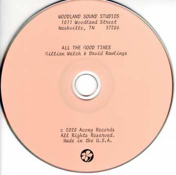 CD Gillian Welch: All The Good Times (Are Past & Gone)