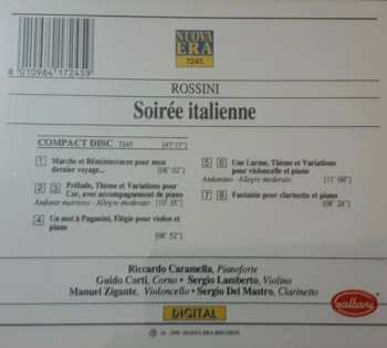 CD Gioacchino Rossini: Soiree Italienne 