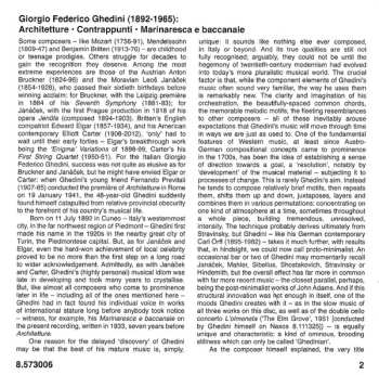 CD Francesco La Vecchia: Architetture • Contrappunti • Marinaresca E Baccanale