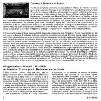 CD Francesco La Vecchia: Architetture • Contrappunti • Marinaresca E Baccanale