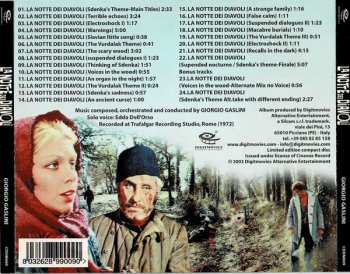 CD Giorgio Gaslini: La Notte Dei Diavoli (Original Motion Picture Soundtrack From The Movie) LTD