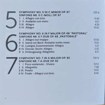 6CD Ludwig van Beethoven: Beeth9ven The Symphonies