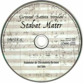 CD Giovanni Battista Pergolesi: Stabat Mater