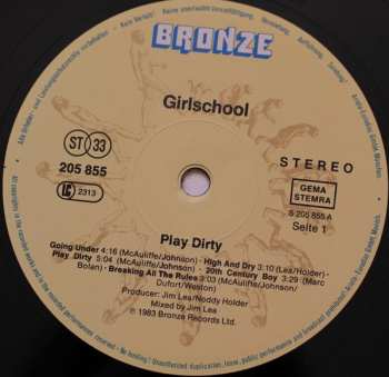 LP Girlschool: Play Dirty