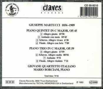 CD Giuseppe Martucci: Quintet Op.45; Trio Op.59