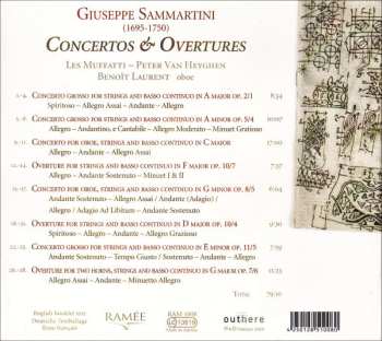 CD Giuseppe Sammartini: Concertos & Overtures DIGI